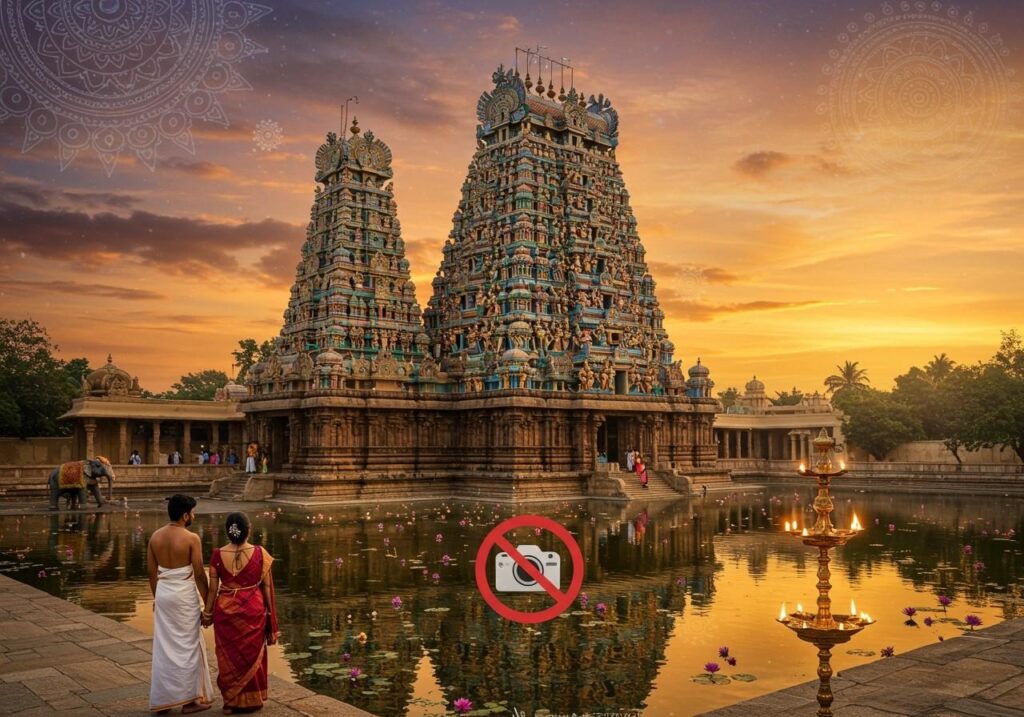 meenakshi mandir morning view